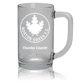 Thank You Coach Glass Tankard