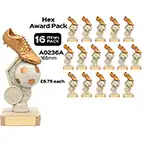 Gold Boot White Hex Team Pack 165mm