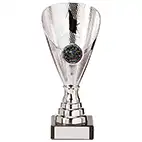 Rising Stars Premium Plastic Trophy Silver 170mm