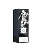 Grey Mini Geo Male Footballer Trophy 125mm